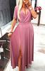 Long Dress With A Slot Fuchsia For A Party Elegant Envelope Size L