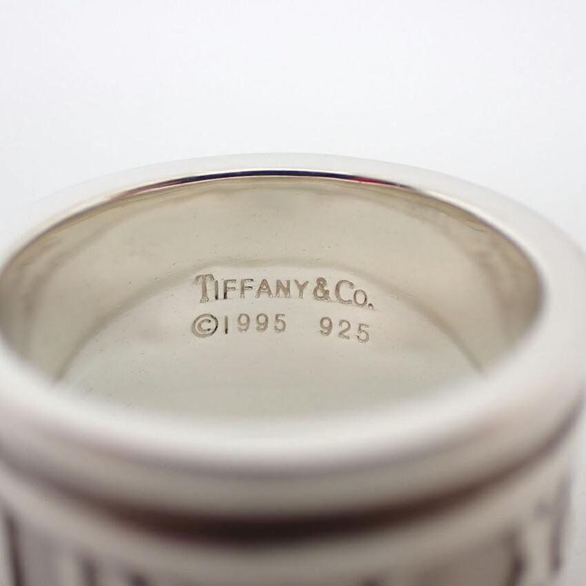 [Použitý] široký prsten TIFFANY/Tiffany 925 Atlas č. 13,5 [g389-55]