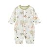 [Hapipana] Baby Romper, Long Sleeve, Newborn, Open Front, 100% Cotton, Bodysuit, Coverall, Combination Underwear, Cool, Baby Clothes, Breathable, For