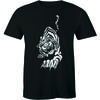 Schwarz-Weiß Skizze Hemd von Gehender Jaguar Herren T-Shirt Wütendes Wildtier T-Shirt