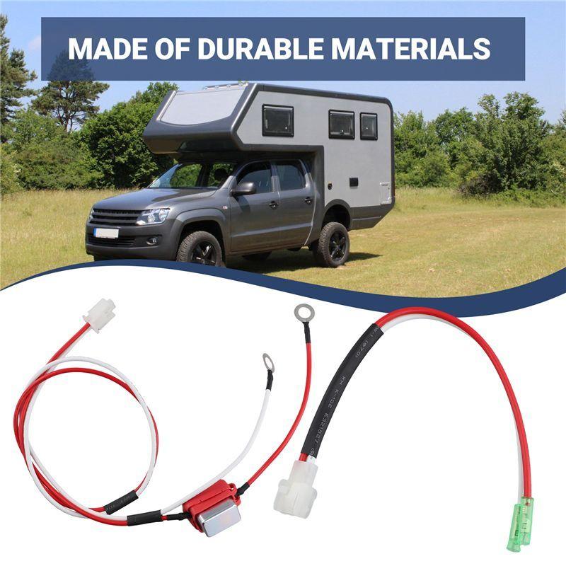 AA92-Durable 12V 15AMP Battery Harness 4716-4701 4749A5531 For -Up Camper