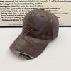 American retro washed old baseball cap embroidered B letter soft top cap men's and women's face small trendy hat