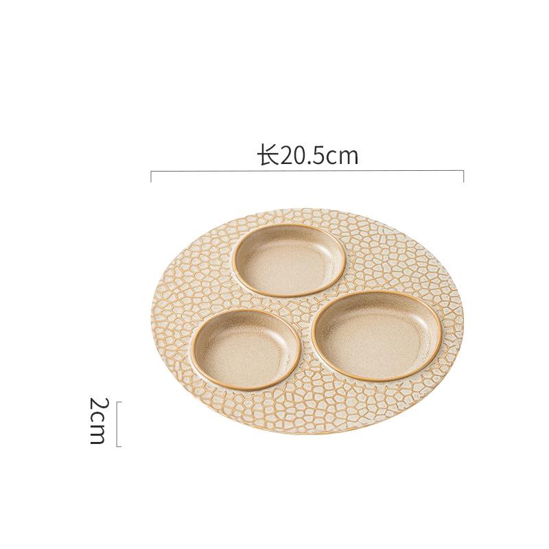 

Печные изменения Текстура дерева Керамическая многосекционная тарелка Ресторанная тарелка для закусок и десертов Тарелка для закусок Тарелки для суши Специальная посуда