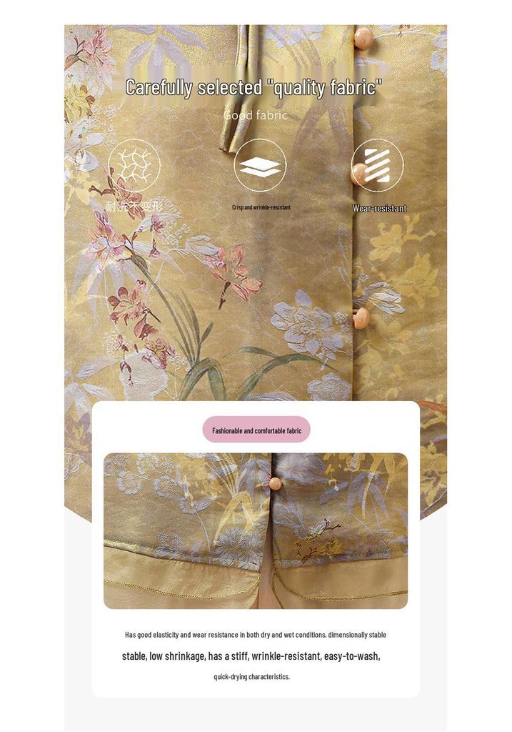 Mom's 2026 Summer Stylish Chinese Short-Sleeved Shirt for Middle-Aged & Elderly Women