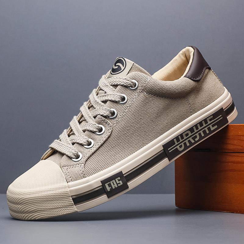Fashion 2025 New Trendy Men's Casual Sports Canvas Shoes Korean Edition Fashion Board Shoes Canvas Shoes Commuter Shoes Denim SS25848