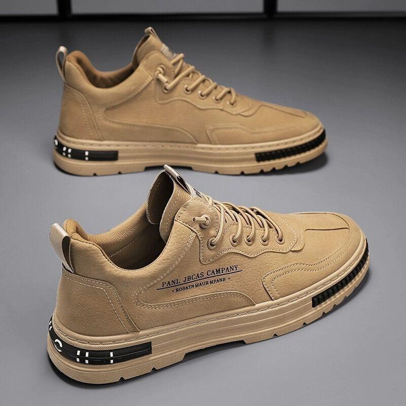 Men's shoes autumn new breathable tooling shoes men's trend versatile non-slip sports casual board shoes dad shoes