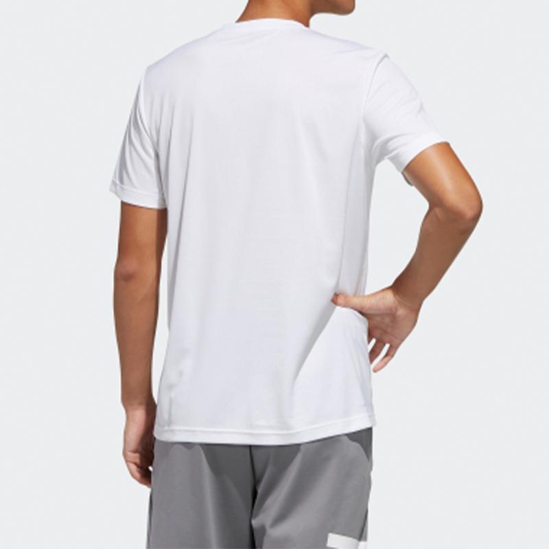 Adidas Sports Short Sleeve T-Shirt Men Tops White FL0288