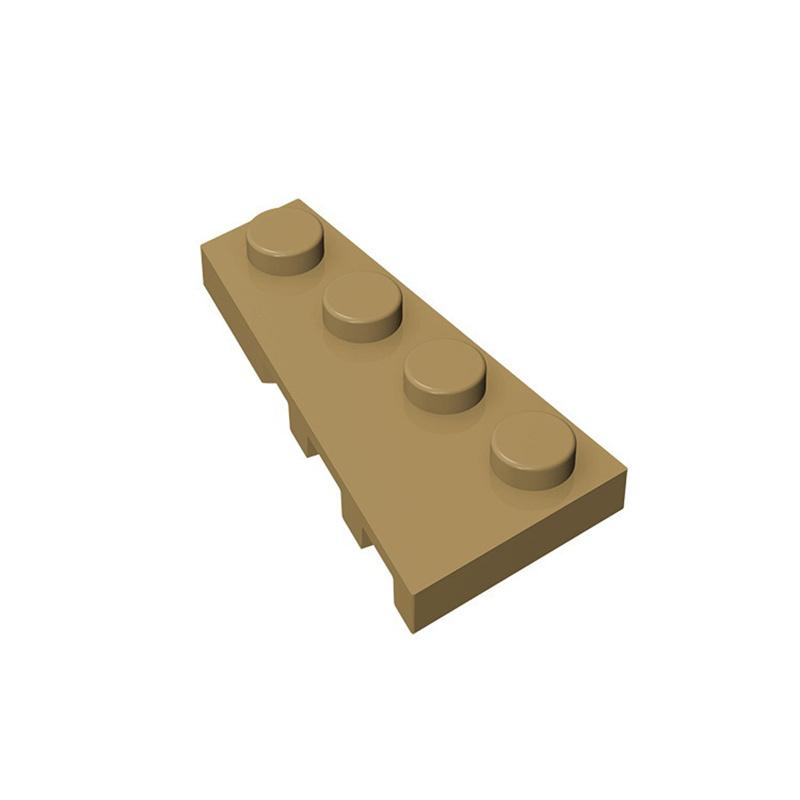 Non-Toxic 10Pcs 41770 2X4 Wedge-Shaped Block Moc Color Loose Parts Compatible With Bricks Diy Children'S Toy Assembly Gift