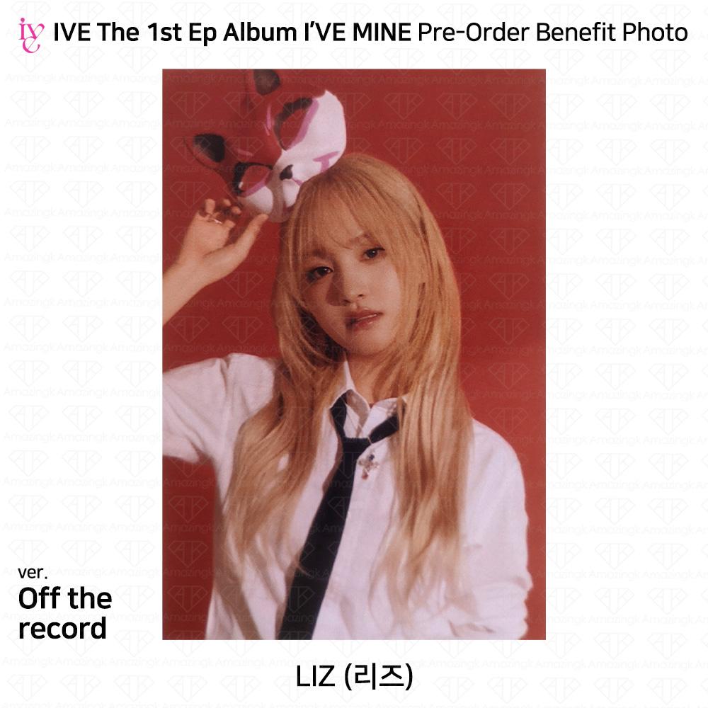IVE Primul EP I'VE MINE Foto oficială Polaroid Sticker pliat Poster KPOP