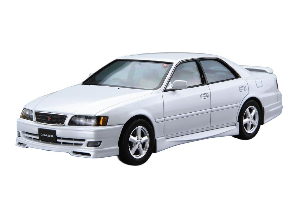 Aoshima Bunka Kyozai The Model Car Toyota JZX100 Chaser Tourer V Plastic Model (AOSHIMA) 1/24 '98