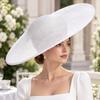 Sinamay Bonnet Hat 44cm Cap Base New DIY Hat Base  Millinery Supplies