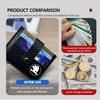 For Skoda Car Anti theft Rfid Credit ID Card Holder Wallet Men Leather Bag Wallet octavia a5 a4 mk1 2 fabia superb rapid mk3 usbn43