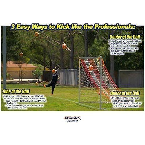 Ballon de football à effet - Kickerball - Modèle Kickerball - Orange - Extérieur