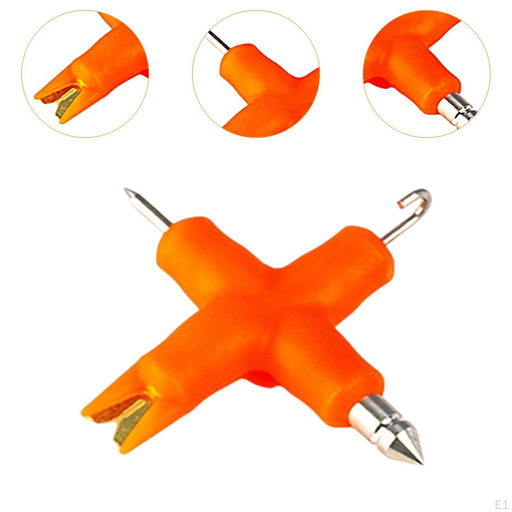 Knot Tool Multifunctional Fishing Knotting Rig Making Ling Peeling