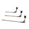 Drum Set Accessories: Orange Rubber Pad Drum Sticks & Extension Clamp Set