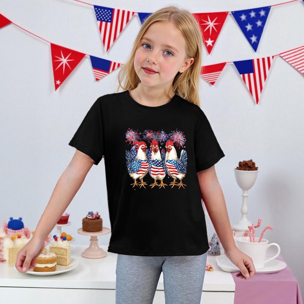 Tricouri Copii Fata Băieți Top Copii Tricou cu mânecă scurtă imprimat băieți și fete