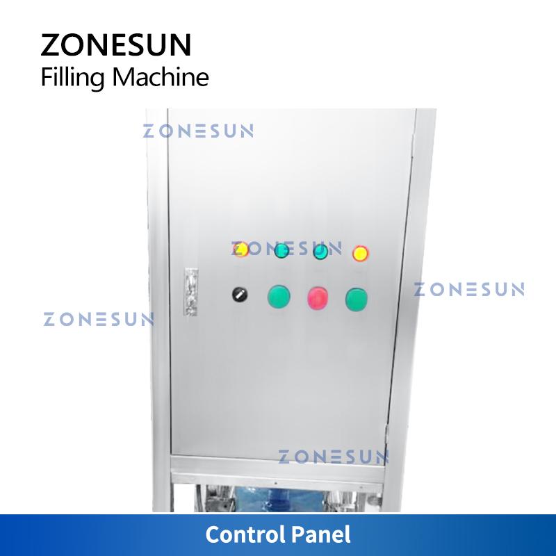 ZONESUN 5 Gallon Drinking Water Liquid Barreled Water Filling Machine Bottle Rinsing Packaging Capping Sealing ZS-XG100J