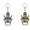 Silver Bronze Marvel Comics Deadpool Logo Metal Bottle Opener Keyring Keychain
