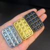 Magnetic Push Card Mechanical Slider Pushing Plate Haptic Coin Relieve Stress Reducing Toys Antistresse Fidget Sensory Toy