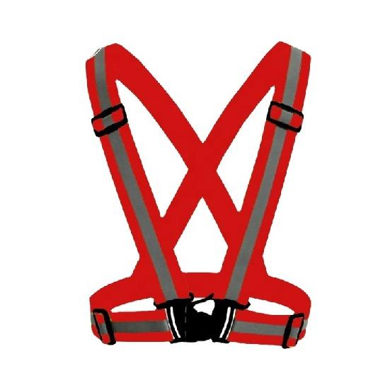 

Светоотражающее защитное снаряжение с регулируемыми ремнями высокой видимости для бега, бега, езды на велосипеде, пеших прогулок,