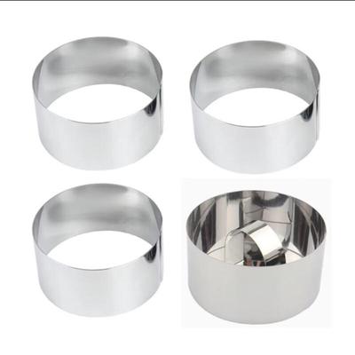 MDNG Round Mousse Cake Ring Set (3 Packs)