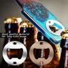 50/25 Stück DIY Flaschenöffner-Einsatz-Kits, Bierflaschenöffner-Einsatz, Edelstahl-Beschlagteile Zubehör für Harzform