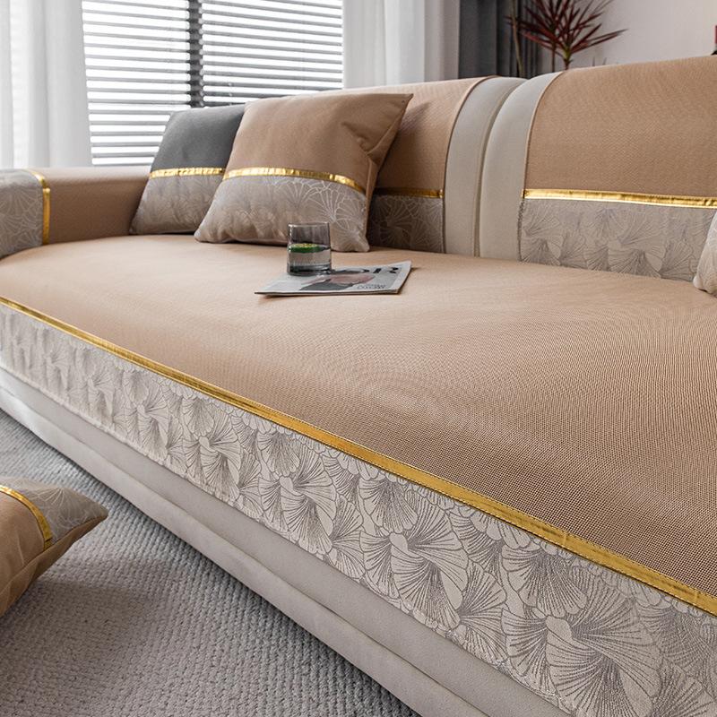 Summer Sofa Cushion Summer Ice Silk Non-slip Mat Cushion Modern Cool Sofa Cover Cover Cloth