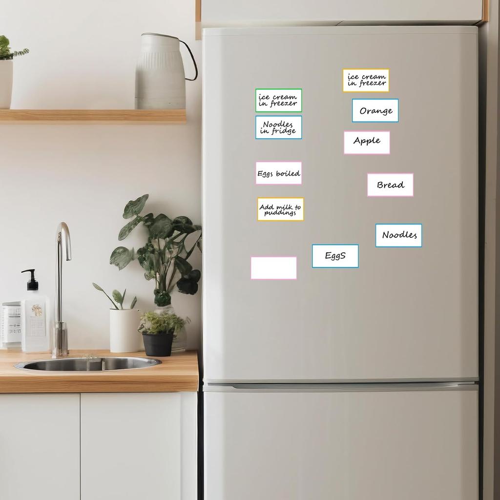 240 Pcs Reble Dry Erase Labels Sticky Notes for Storage B Organizing Jar Pantry, Waterproof Removable Label Stickers for Kitchen Office School All