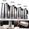 Máquina de café expresso em aço inoxidável 200/300ml, máquina de café expresso