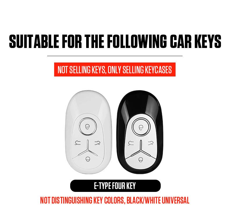 Compatible with 2025/2026 Geely Xingyuan & GEOME Xingyuan UP Key Case and Shell Buckle (Men's).