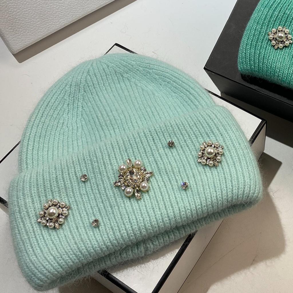 New Arrivalretroknitting Hat Fall and Winterheattechthickenedstuffedfashionable Hat for Women