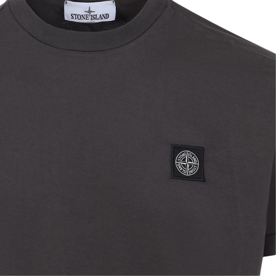 STONE ISLAND Logo Short Sleeve Pullover T-Shirt Men Tops L1S152100027S0013-V0065