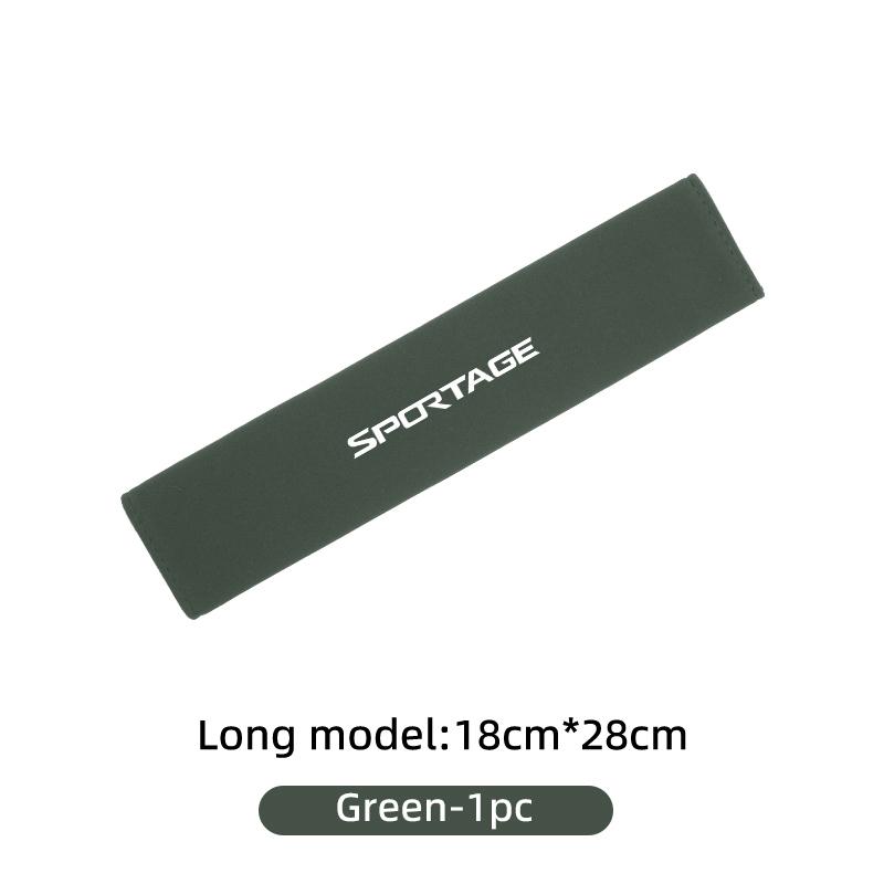 ACZ2 For KIA Suede Car Seat Safety Belt Shoulder Covers Belt Protective Pad Accessories Sportage 2016 2017 2018 Sephia Stonic Carens