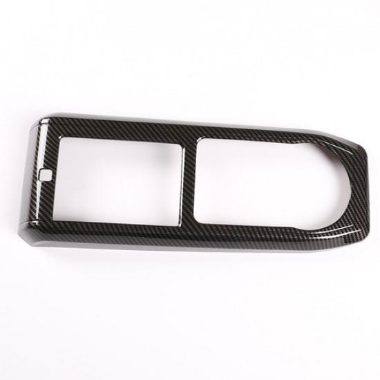 For Toyota Tacoma Carbon Fiber Black Interior Gear Box Panel Cover Trim 16-20