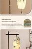 Retro Zen Bamboo Hand-Painted Floor Lamp for Living Room, Study, or Bedroom - Iron Art, New Chinese Antique Style