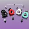 Bouchons d'oreilles en silicone à réduction de bruit et isolation phonique pour voyages d'affaires, voyage, sommeil portable, lavables, insonorisés