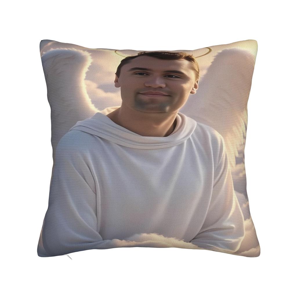 Charlie Kirk Angelic Advocate Pillowcases Morden Pillow Case For Sofa Couch Bed Living Room Soft Pillow Cover