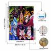 5D Diy Diamond Painting A Cunning and Treacherous Villain Full Drill Rhinestones Mosaic Embroidery Handmade Products Home Decor Gift