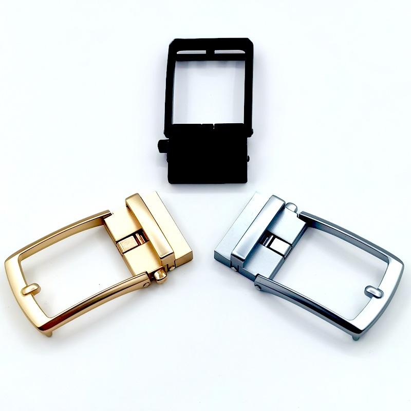 Herren-Business-Knopfkopf 3.5 Legierungsgürtel, Knopfkopf, Herren-Gürtelkopf Lagerware automatische Schnalle