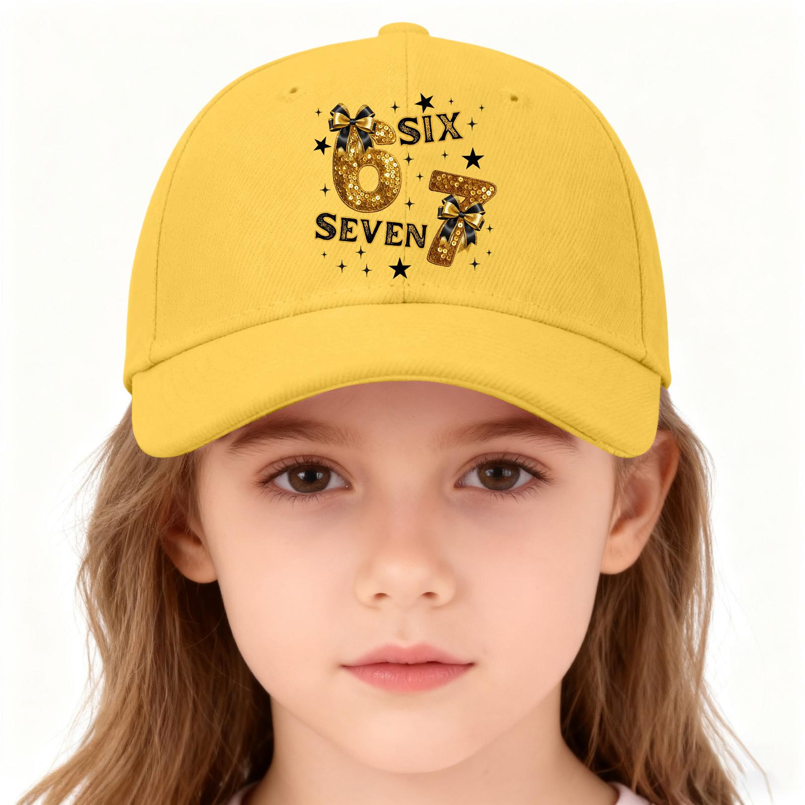 

Детская бейсболка, Солнцезащитная кепка, Шляпа-козырек one size жёлтый