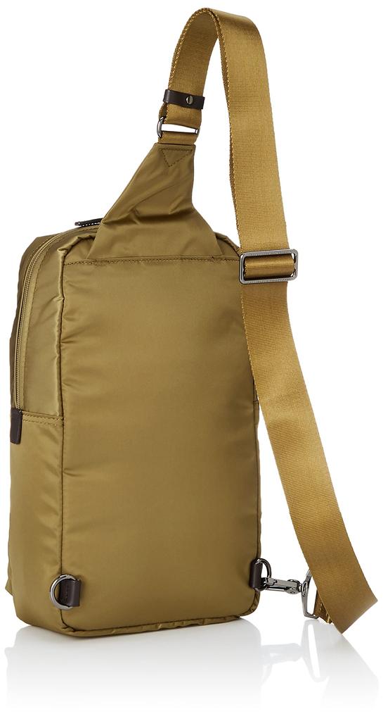 Mackintosh Philosophy Linkwood III Body Bag, Teflon-Coated, No. 67363, 6L, Men's, Beige, H32 X W19 X D9cm