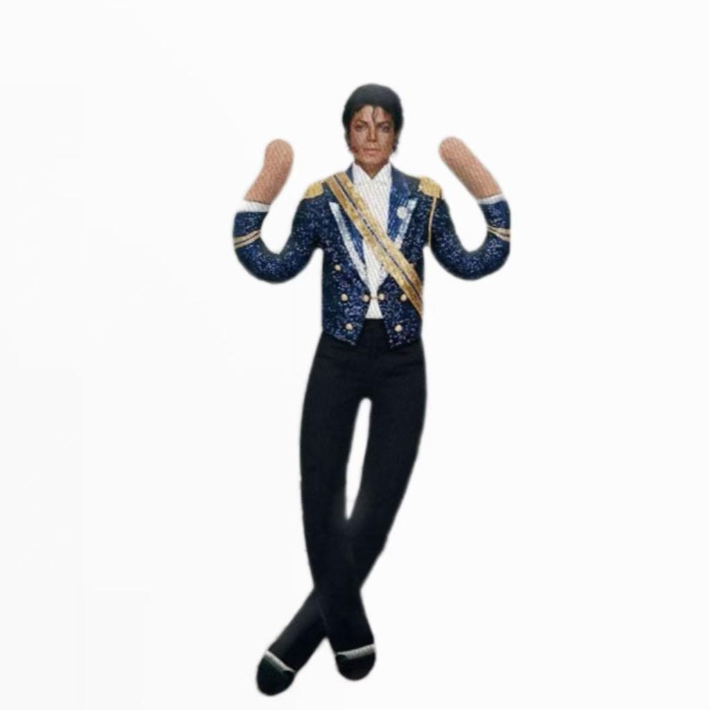 Anime Michael Jackson Cosplay Requisitenpuppe Plüsch gefüllte Figur Puppen Zimmerdekoration Abstrakt Gelenkbeweglichkeit Requisiten Geschenk