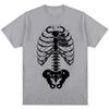 2026 Summer Fashion Trendy Tee Vintage Skeleton Graphic Gothic Punk Print T Shirt Men Women Fashion Harajuku Short Sleeve Y2k Oversized T-shirts