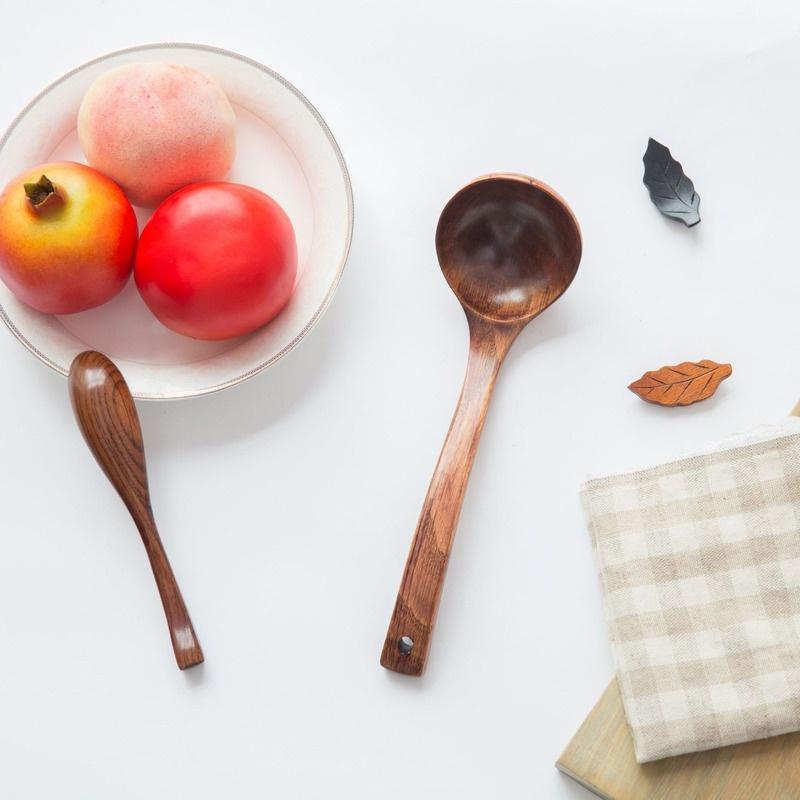 1 bucă 25 cm lingură creativă din lemn, instrument de bucătărie pentru gătit