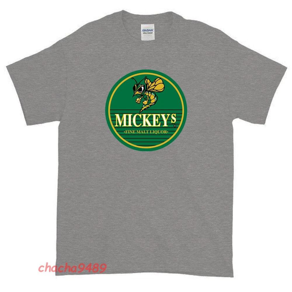 New Mickeys Fine Malt Liquor Logo Men s Funny T shirt USA Size S-XXL XL