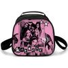 Trendy Crossbody Kpop Katseye Semicircle Lunchbox Thermal Insulation Food Lunch Bag 3D Printed Insulated Handbags Ice Bags