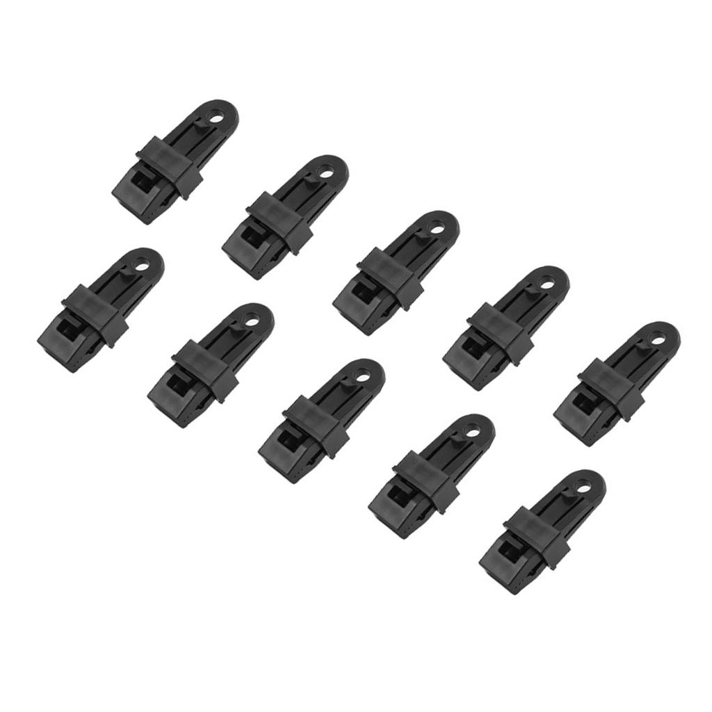 10 Set Awning Clamps for RV Canopy Windproof Plastic  Buckle Tent Clips Accessories
