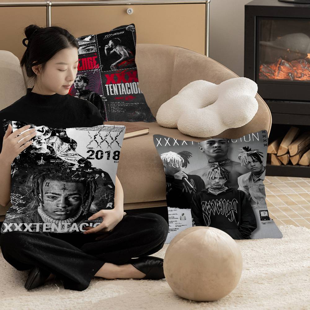 Hip Hop Z-XXXTentacion Personalized picture text home decorative pillows Household Gifts 45x45cm