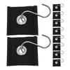 Cabirock RV Canopy Hooks 10 Sets Compatible with Pipe Rails