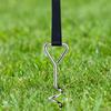 4Pcs Tent Stake Anchors Trampoline Ground Stake Tie Down Spirals Ground Anchors for Trampolines Swings Garden Enduring